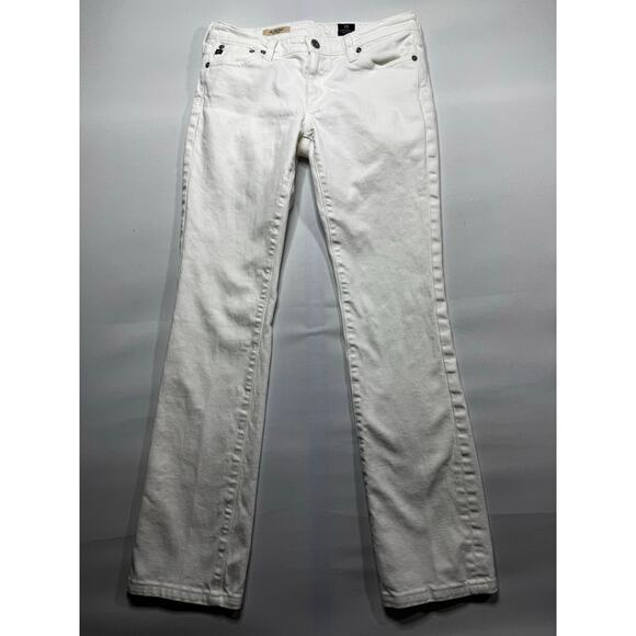 Adriano Goldschmied Women's The Ballad Slim Boot White Jeans - 28R (29x30) *READ - Picture 1 of 8